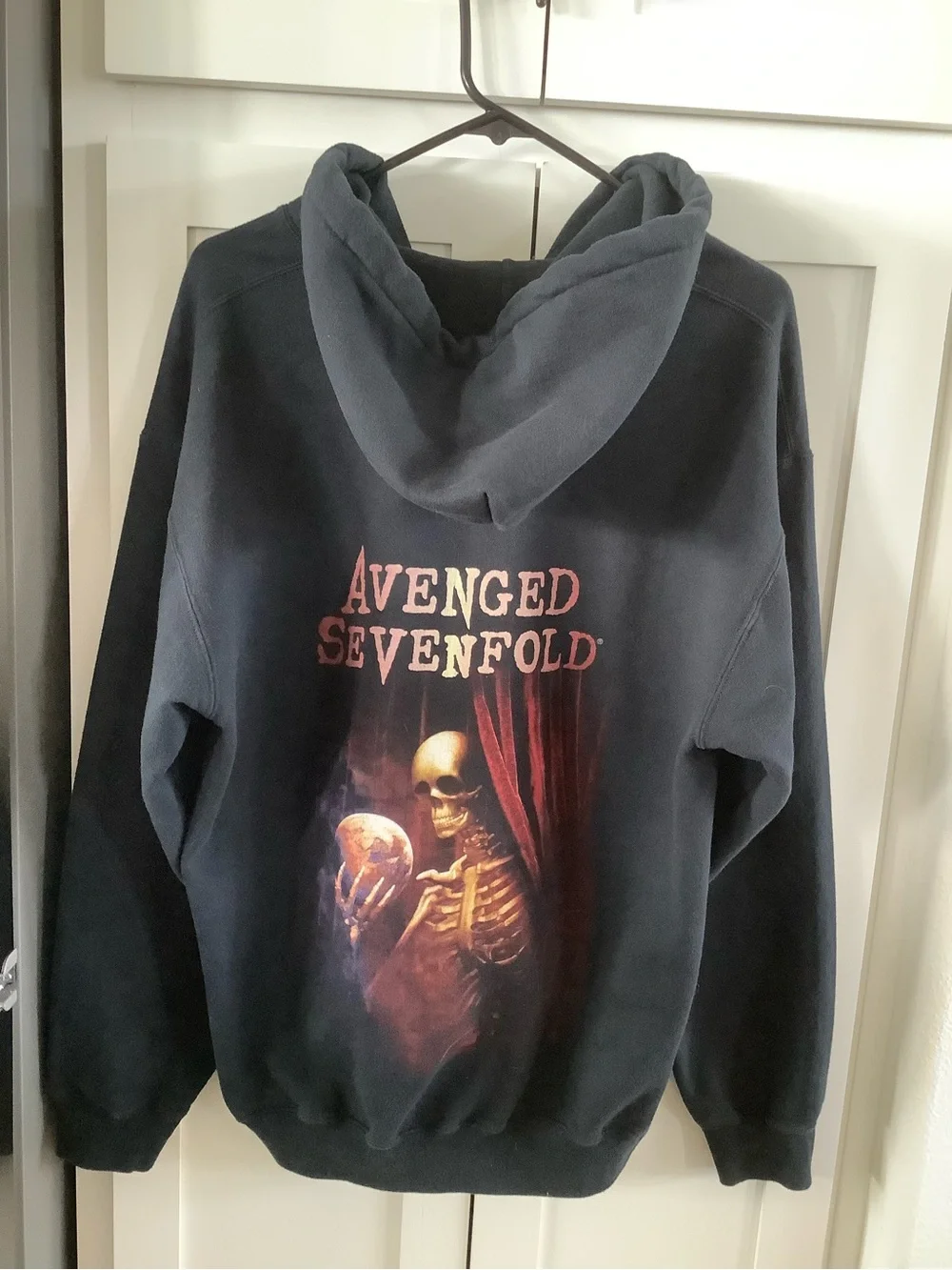 AVENGED SEVENFOLD Band Black Sweatshirt Mens Med. RARE